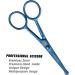Kids Safety Hairdressing Scissors with Round Tips and Curved Blades - Professional Salon Barber Scissors for Baby Haircuts (Blue 4.5 inch) - Buy Online on SooperMarket.com