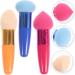 HAPINARY 3pc Makeup Powder Brush Concealer Sponge Lip Brush on Stick Cream Foundation Brush Gel Removing Tool Contour Brush Makeup Brush Tools Eye Shadow Travel Gourd - Buy Online on SooperMarket.com