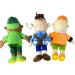 3pcs Jeffy Puppet Plush Toy Set - Soft Stuffed Hand Puppets for Kids Party Role-Playing - Buy Online on SooperMarket.com