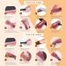 Saviland Poly Gel Nail Kit - 7 Glitter Colors with Slip Solution | Halloween Nail Art Builder Kit for Manicure Beginners | DIY Red Gold Poly Gel Nail Extension Set - Buy Online on SooperMarket.com