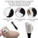 2Pcs Premium 4 Sided Suede Brush for Shoes - Multipurpose Matte Leather Care Tool for Stain Removal and Cleaning Shoes/Boots - Buy Online on SooperMarket.com