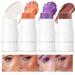 HOSAILY 4 Colors Cream Blush Highlighter Contour Blush Stick Creamy Cosmetics Stick Set 4 in 1 Waterproof and Long Lasting Bronze Stick Moisturizer Makeup Sticks 0.25 Ounce (Pack of 4)