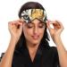 Haskirky Light Blocking Eye Mask | Breathable & Adjustable for Men and Women | Perfect for Travel, Yoga, Meditation, Office, Deep Sleep | Tiger Eyes Design - Buy Online on SooperMarket.com