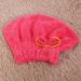 Microfiber Hair Towel Turban for Women - Instant Drying Super Absorbent & Rapidly Drying Red Hair Wrap - Buy Online on SooperMarket.com