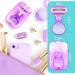 Travel Razors for Women | 5-Blade Portable Razor with Case | Smooth Shaving Essentials in Purple - Buy Online on SooperMarket.com