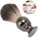 Portable Stainless Steel Shaving Brush (Gun Color) for Men | Premium Beard & Salon Brush - Buy Online on SooperMarket.com