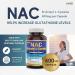 Herba NAC Supplement 600mg 120 Vegetable Capsules | N-Acetyl-L-Cysteine | NAC Supplement 600 mg for Antioxidant | Premium & Pure | Made in Canada | 120 Capsules - Buy Online on SooperMarket.com