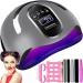 Amzeeniu 168W Nail Dryer Lamp - Professional UV LED with Infrared Sensor & 4 Timer Settings for Gel Nails - Ideal for Home & Salon Use - Buy Online on SooperMarket.com