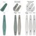 Ahier Professional Nail Files and Buffer Kit - 10 PCS, Rectangular Art Care Buffer Blocks & Double-sided Nail File Blocks for Salon Nail Art - Ten Colors - Buy Online on SooperMarket.com