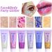 Yeweian Gold Body Glitter Gel - Liquid Holographic Chunky Glitter for Face, Lips, Eyes, Nails, and Hair - Festival Rave Accessories - 50g - Buy Online on SooperMarket.com