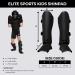 Elite Sports Muay Thai MMA Kickboxing Boys and Girls Shin Guards for Age 4 to 8 Years  Instep Guard Sparring Protective Leg Shin Kick Pads for Kids Black - Buy Online on SooperMarket.com