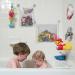 2 Set Bath Toy Organizer for Kids - Quick Dry Storage Net for Mesh Toys, Shower Organizer Bag with Hooks and Suction Cups - Buy Online on SooperMarket.com