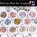 300Pcs 3D Wood Pulp Flower Nail Art Charm Set for DIY Crafting - Nail Charms Butterfly and Bow Design - S1 - Buy Online on SooperMarket.com