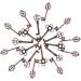 30PCS Assorted Antique Skeleton Keys - Vintage Steampunk Classic Collection in Copper - Buy Online on SooperMarket.com