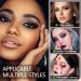Maki Yika Black Grey Smoky Eyeshadow Palette - 9 High Pigmented Colors for Long Lasting Goth Look - Buy Online on SooperMarket.com