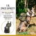 OneTigris Ranger Green X-Small Dog Pack Backpack for Camping, Hiking, and Walking with Litter Bag Exit - Buy Online on SooperMarket.com