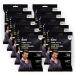 Super Eazzy Hair Colour Shampoo for Women and Men 20ml | Only 5 Minute Root Hair Dye Coloring Kit Head Moustache Beard Hands Chest | No Parabens Ammonia And Sulfates (Pack of 10 Black)