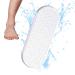 Heel Scrubber Glass Callus Remover Glass Foot File Pedicure Helper in-Shower Foot Scrubber Dead Skin Remover for Soft Feet