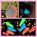 SAVILAND Glows in The Dark Gel Nail Polish Set - 12 Colors Neon Glow Nail Polish for DIY Nail Art - Valentines Day Gift - Buy Online on SooperMarket.com