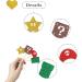 MonMon & Craft Mario Cupcake Toppers - Girls Boys Children Birthday Cupcake Toppers - Video Game Dessert Decor - Baby Shower Birthday Party Decorations Glitter - 24 Pcs - Buy Online on SooperMarket.com