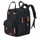 Large Diaper Bag Backpack - Black