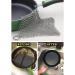 TOUGS Chainmail Scrubber Pot Cleaner with Safe Small Rings More Efficient 8x6 Inch 316 Grade Stainless Steel Dish Washer Square 8x6 Inch - Buy Online on SooperMarket.com