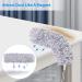 FUUNSOO Microfiber Duster with Extension Pole - 30-100 Inches | Bendable Head, Extendable for Cleaning High Ceilings, Fans, Furniture, Cobwebs | Interior Roof Cleaner - Buy Online on SooperMarket.com