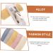 ABOOFAN 25 Pairs Hairpin Hair Snap Hair Clips Small Decorative Hair Clips Metal Hair Clips Mall Hair Barrettes Hair Barrettes for Women Hair Clips for Women Wedding Girl Cloth Headgear - Buy Online on SooperMarket.com