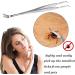 EasyULT 2 in 1 Tick Remover Stainless Steel Professional Tick Removal Tool Safe Tick Remover for Pet Humans Dogs Cats 1 silver - Buy Online on SooperMarket.com