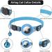 KOLACEN Reflective AirTag Cat Collar GPS Cat Collar with Adjustable AirTag Holder Bell Breakaway Buckle Compatible with Apple AirTag Anti-Lost Cat Tracker Collar for Cats Kittens Small Dogs (Blue) - Buy Online on SooperMarket.com