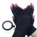 Misoce UV Gloves for Nails Lamp Light  UV Protection Manicure Gloves for Gel Nail Lamp with Anti UV Protection Tape Protect Hands from UV Harm