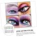 NOLITOY 12 Pcs Eyeliner Stickers Adhesive Eye Line Strip Reusable Double Eyelid Tapes Beauty Products Flash 1 count (Pack of 1) Assorted Colorx2pcs - Buy Online on SooperMarket.com