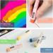 Ohuhu 72 Long Chalk Pastels Set - Soft Pastels for Artists - Includes 4 Fluorescent Colors and 6 Pastel Papers - Art Supplies for Drawing, Blending, Shading - Ideal for Adults, Kids, Beginners - Buy Online on SooperMarket.com