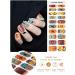 Kalolary Halloween Gel Nail Polish Stickers 20PCS Nail Adhesive Wrap Full Wraps Gel Nail Strips with Nail File and Stick for Halloween Nail Art Decor (UV/LED Lamp Required) (D) - Buy Online on SooperMarket.com