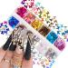 Butterfly Nail Art Glitter Sequins 12 Colors 3D Holographic Butterfly Nail Decals Flakes for Acrylic Nails Manicure Paillettes Ultrathin Glitters Nail Art Supplies for Women Nail Art Decoration Butterfly12grids