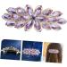 HAPINARY Rhinestone Spring Hair Accessories Vintage Hair Accessories Crystal Hair Clips Hair Claw Clips for Girls Wedding Hair Clip Purple Miss Alloy Big Hairpin Delicate - Buy Online on SooperMarket.com