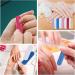 JSRQT 100 Mini Nail Files Glitter Nail File Set Nail Files for Natural Nails Double Sided Emery Board Nail Filer Professional Mini Nail Files Bulk for Acrylic Fake Nails Manicure Tool (5 Colors) - Buy Online on SooperMarket.com