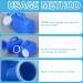 2Pcs Urinal for Men 1200ML Portable Urinal Spill Proof Pee Bottles with Lid & Handle Thick Plastic Male Urinal Large Opening Mens Urinals with Wraped Edge for Travel Hospital Blue. - Buy Online on SooperMarket.com