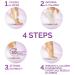 Scholl Pedimask Foot Mask with Lavender Oil - 4 Pairs Moisturizing Socks for Soft Feet | International Shipping - Buy Online on SooperMarket.com
