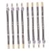 TOVINANNA 8pcs Pencil Sharpener Eyebrow Pencil Waterproof Eyebrow Pen Pencils Miss Wooden Small Tools Coffee 1 count (Pack of 1) Coffee