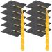Alipis Graduation Cupcake Toppers 2024 Graduation Cap Cake Topper Class of 2024 Grad Cap Cupcake Pick Congrat Centerpiece Stick for 2024 Graduation Party Cake Decoration Black 30pcs