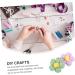 EXCEART 2pcs 1 12pcs Clothing Accessories Knitted Flower Charm Child Crochet Hair Accessories Yarn Purple Greenx2pcs 5X5X1CMx2pcs - Buy Online on SooperMarket.com