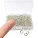600 Pcs Silver Plated Jump Rings Split Rings Circle Clasp Connecting Rings Jewelry Necklace Bracelet Pendant Choker Charm Loops DIY Craft Earring Making Supplies (6 mm)