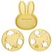 Character curry & pilaf Rice mold vegetables die-cut 3 piece set Miffy LCR3