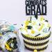 Edible School Graduation Sprinkles Decoration for Class Graduations Hat Sprinkles for Ice Cream Cake Decorating Cupcake Confetti Cookies Donut Fancy Gold Silver Black Jimmies Quins Pearl Sprinkles Goal Getter - Buy Online on SooperMarket.com