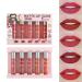 5-Piece Matt Ink Lipstick Set - Nude Tones Waterproof & Long-Lasting Gloss | 12H Non-Drying Liquid Lipstick for Makeup Lovers | 1g (Pack #01) - Buy Online on SooperMarket.com