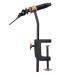 AGOOL Fly Tying Vise - Rotary Fly Tying Vise with Bench Clip Metal Fly Tying Tool Fly Tying Clamp Vise 360 Rotation and Multiple Adjustments for Teasers and Jigs Fly Fishing Hook Tying Tools Type B Fly Tying Vise