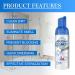 Herios Drain Foam Cleaner Liquid Hair Drain Clog Remover & Cleaner Pipe Dredge Deodorant Foam Cleaner for Shower Sink Drains (2) - Buy Online on SooperMarket.com