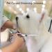 Jiasoval 4-in-1 Dog Grooming Kit with Safety Round Tip - Professional Scissors Set for Dogs & Cats - Includes Steel Comb and Leather Pouch - Buy Online on SooperMarket.com