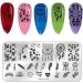 Budoci Nail Stamping Kit - 6-Piece Set with Nail Plates Stamp & Scraper for French Nail Art - Perfect for International Shipping - Buy Online on SooperMarket.com